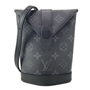 Louis Vuitton Shoulder Bag Monogram Eclipse (Canvas) Envelope Pouch M11613
